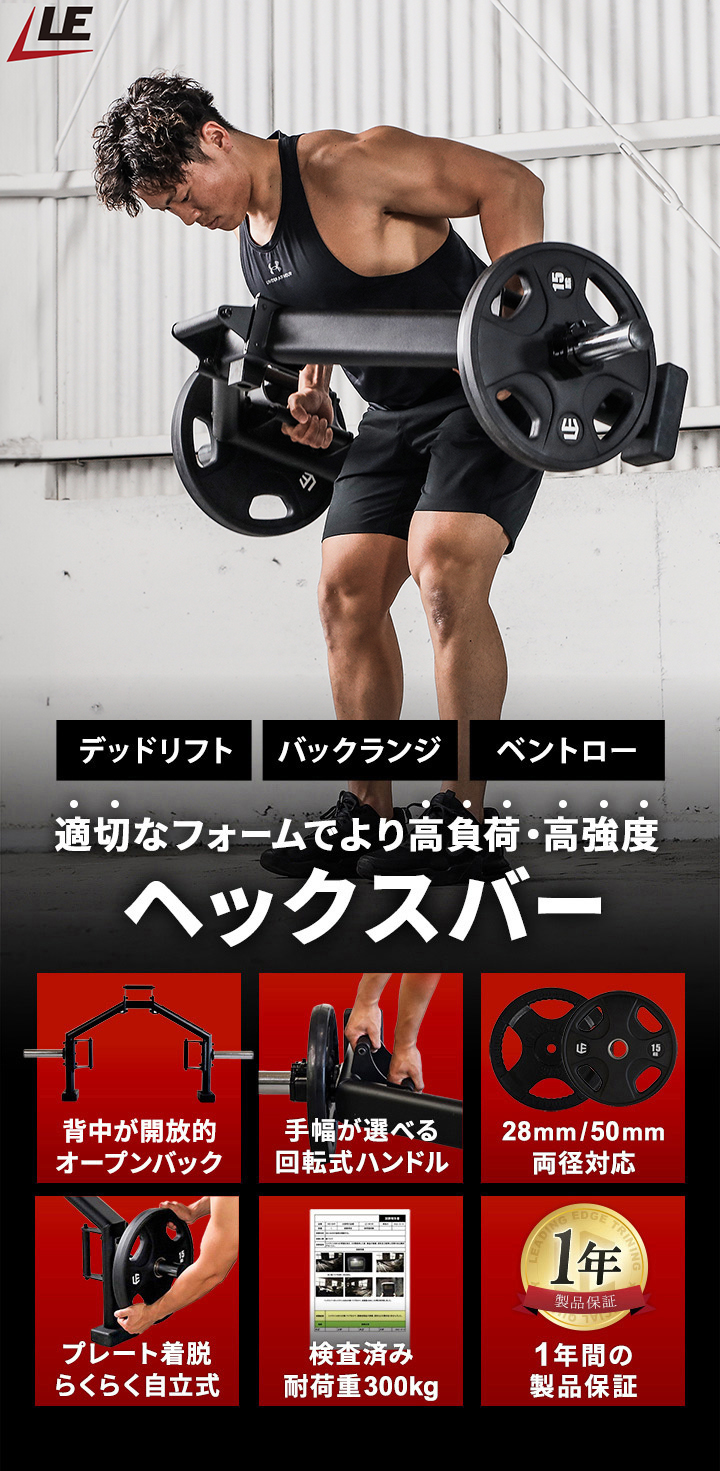 リーディングエッジ leadingedge ヘックスバー LE-HB100