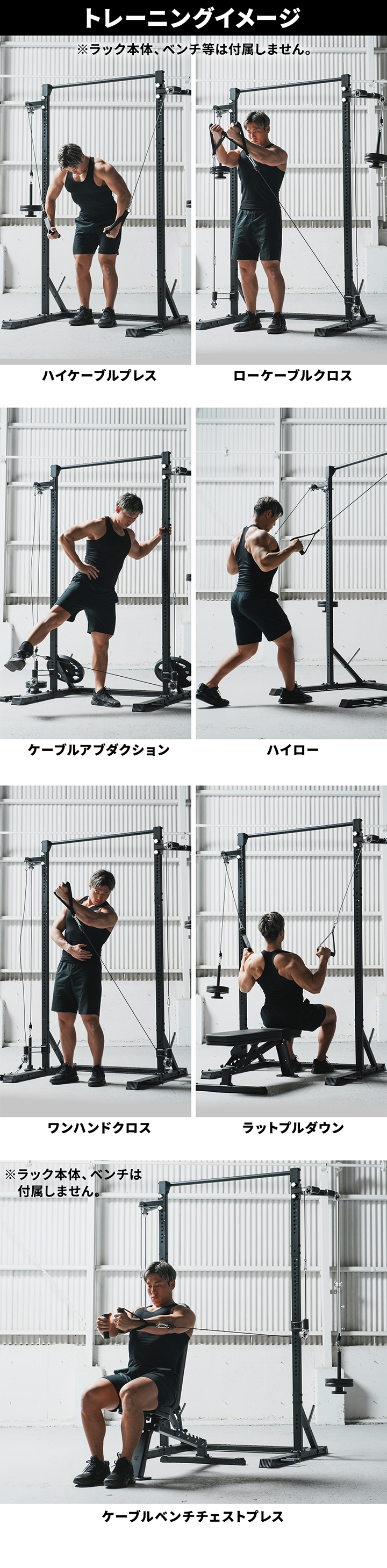 トレーニング例一覧