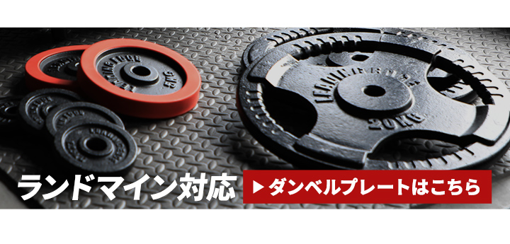 ランドマイン対応ダンベルプレート