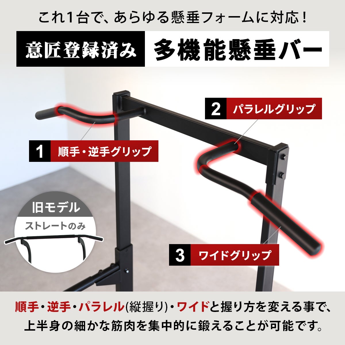 チンニングスタンド 懸垂器具 ブラック LE-CS200 BK | リーディング