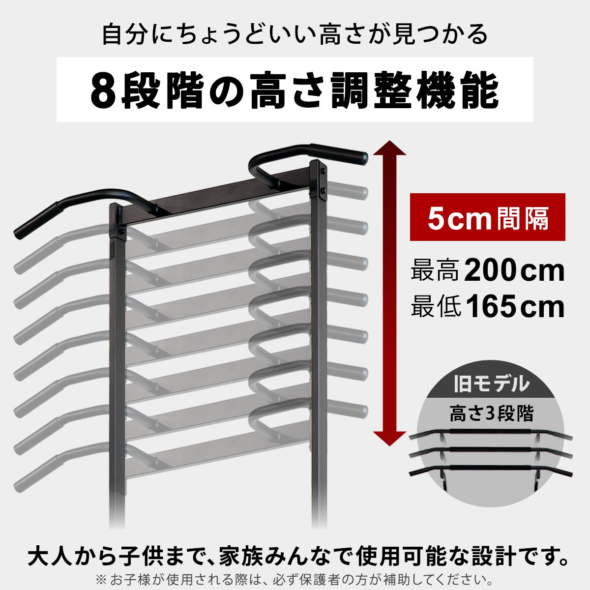 チンニングスタンド 懸垂器具 ブラック LE-CS200 BK | リーディング